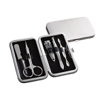 Exclusive manicure set in a imitation leather case various colours