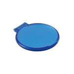 Affordable pocket mirror to give as a gift light blue colour