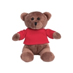 Teddy plush toy with T-shirt,  Mister Oso red colour first view