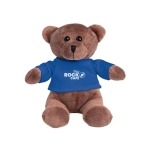 Teddy plush toy with T-shirt,  Mister Oso royal blue colour first view