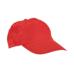 Kid's cap with ventilation and Velcro fastener, Kidscolor red colour