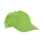 Kid's cap with ventilation and Velcro fastener, Kidscolor light-green colour