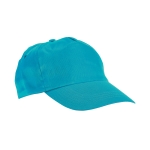 Kid's cap with ventilation and Velcro fastener, Kidscolor light blue colour