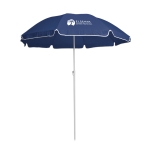 Classic parasol made of 170T for summer blue colour image with logo