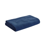 Microfiber beach towel, 250 g/m² blue colour