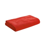 Microfiber beach towel, 250 g/m² red colour