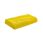 Microfiber beach towel, 250 g/m² yellow colour