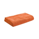 Microfiber beach towel, 250 g/m² orange colour