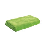 Microfiber beach towel, 250 g/m² light-green colour