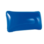 Inflatable beach cushion made of opaque PVC in colours blue colour