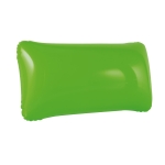 Inflatable beach cushion made of opaque PVC in colours light-green colour