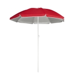 Parasol, 210T with silver interior for the tourism industry red colour