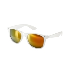 Polycarbonate sunglasses, UV400 protection orange colour