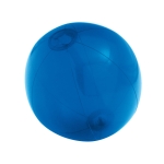 Transparent beach ball blue colour