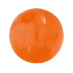 Transparent beach ball orange colour