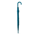 Automatic umbrella with rubber coated handle, Ø 104 blue colour first view