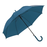 Automatic umbrella with rubber coated handle, Ø 104 blue colour