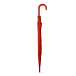 Automatic umbrella with rubber coated handle, Ø 104 red colour first view