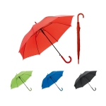 Automatic umbrella with rubber coated handle, Ø 104 various colours