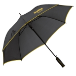 Automatic umbrella, Ø 104, Rainstorm yellow colour image with logo