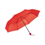 Foldable manual pocket umbrella, Ø 96, Cloudburst red colour