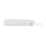 Foldable manual pocket umbrella, Ø 96, Cloudburst white colour first view