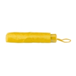 Foldable manual pocket umbrella, Ø 96, Cloudburst yellow colour first view