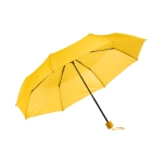 Foldable manual pocket umbrella, Ø 96, Cloudburst yellow colour