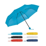 Foldable manual pocket umbrella, Ø 96, Cloudburst various colours