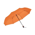 Foldable automatic umbrella with cover, Ø 98, Downtown orange colour