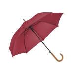 Automatic umbrella with wooden handle, Ø 104, Essence burgundy colour