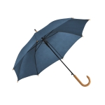 Automatic umbrella with wooden handle, Ø 104, Essence blue colour