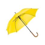 Automatic umbrella with wooden handle, Ø 104, Essence yellow colour