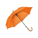 Automatic umbrella with wooden handle, Ø 104, Essence orange colour