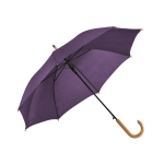 Automatic umbrella with wooden handle, Ø 104, Essence violet colour