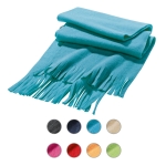 Winter scarf made of fleece in colours, Bufanda Colors various colours