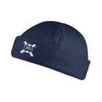 Beanie hat, 220 g/m2, Expedition blue colour image with logo