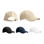 Cotton cap with metal buckle, Cottonclub various colours