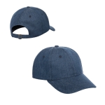 Denim peaked cap with vents, Jeans various colours