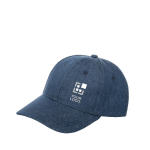 Denim peaked cap with vents, Jeans main view