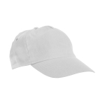 Cap with ventilation eyelets & Velcro in colours white colour