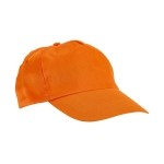 Cap with ventilation eyelets & Velcro in colours orange colour