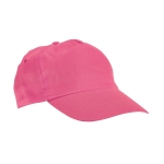 Cap with ventilation eyelets & Velcro in colours pink colour