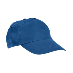 Cap with ventilation eyelets & Velcro in colours royal blue colour