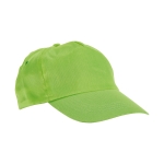 Cap with ventilation eyelets & Velcro in colours light-green colour