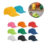 Cap with ventilation eyelets & Velcro in colours various colours