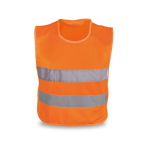 Kid's hi-vis vest reflector stripes Velcro