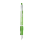 Pen in many colours with blue ink, Economy light-green colour first view