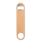 Elegant steel & wood bottle opener wood colour second view