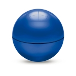 Ball-shaped lip balm in box, SPF 15 UV blue colour second view